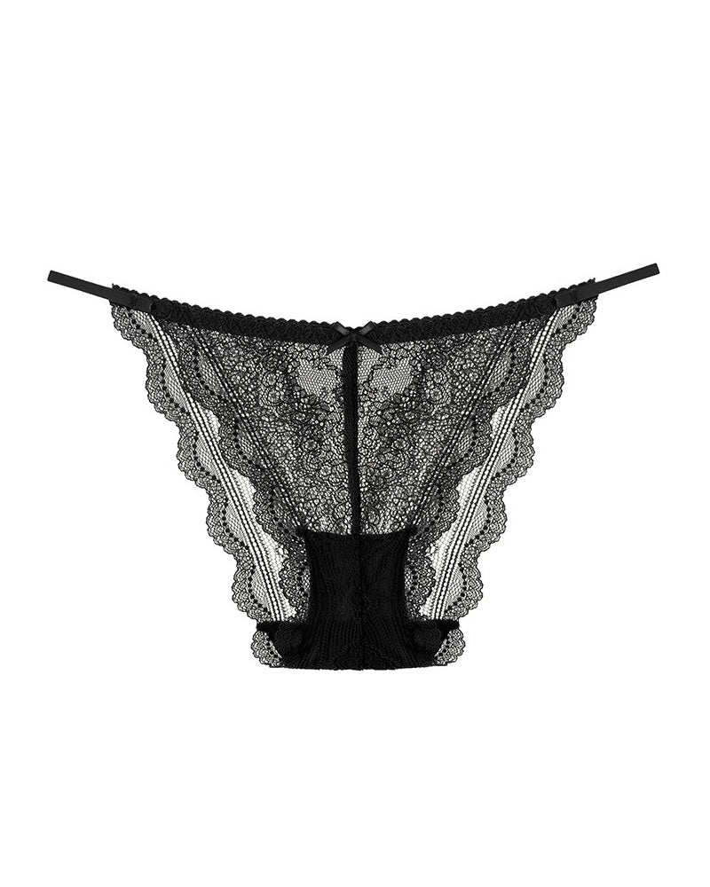 Sexy Dünne Träger Atmungsaktive Slips Bequeme Spitze Unterwäsche