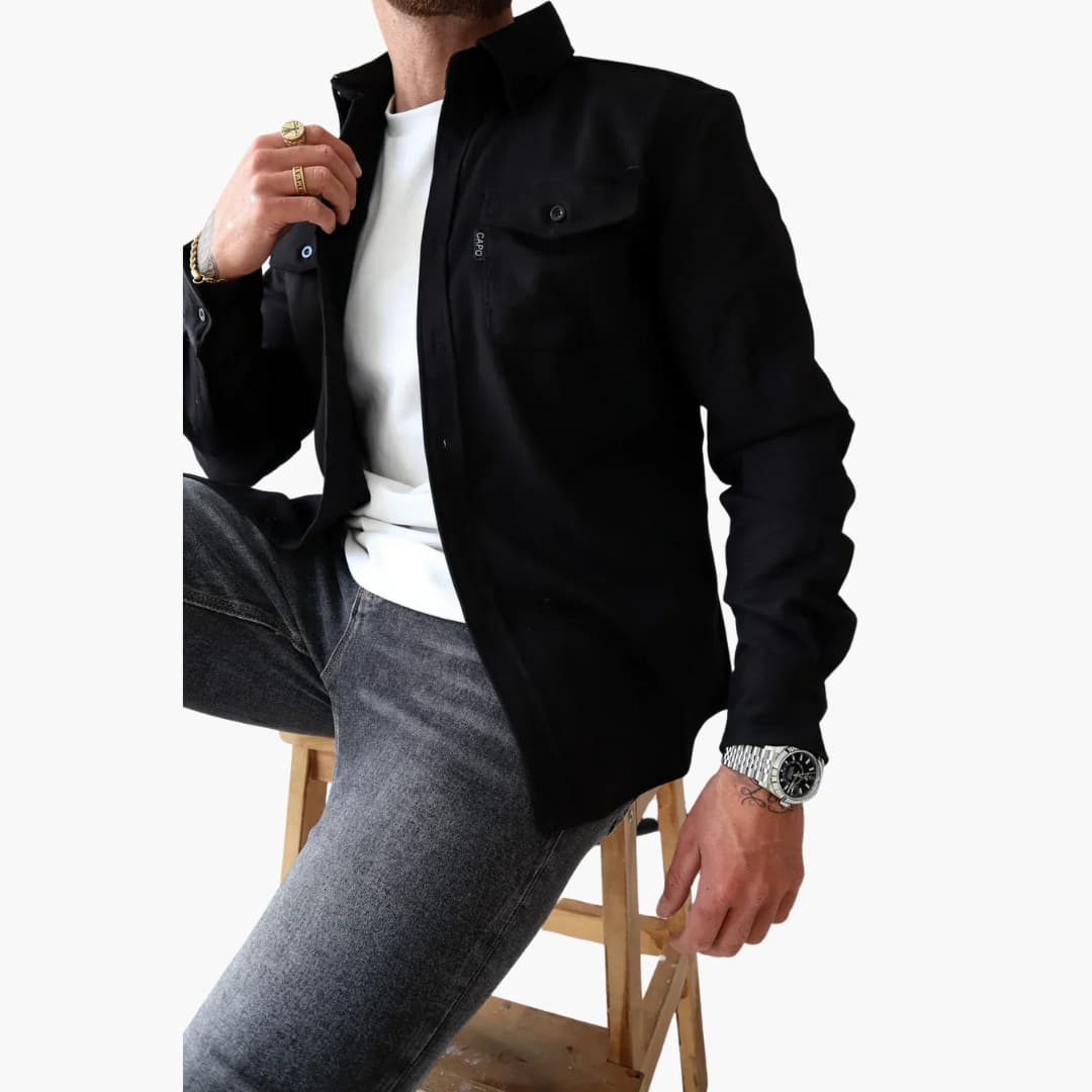 Thom | Hemdjacke mit Knopfleiste