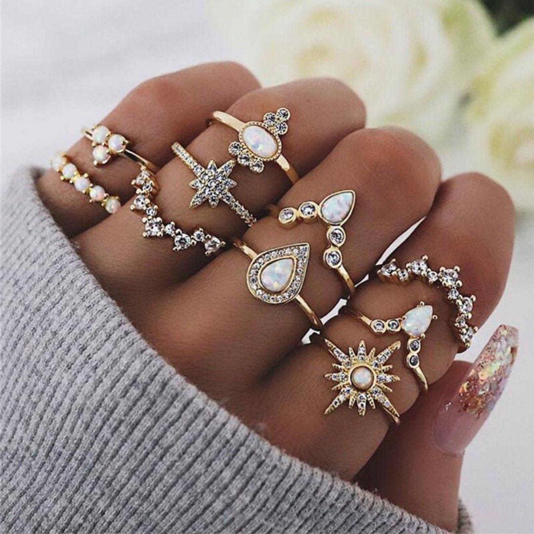 Einzigartiges Premium-Ring-Set (8–12 Ringe) – Für deinen individuellen Style 💍✨