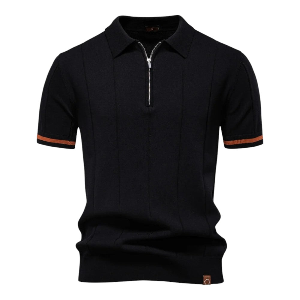 John™ | Freizeit-Polo-Shirt mit Reißverschluss im sportlichen Stil