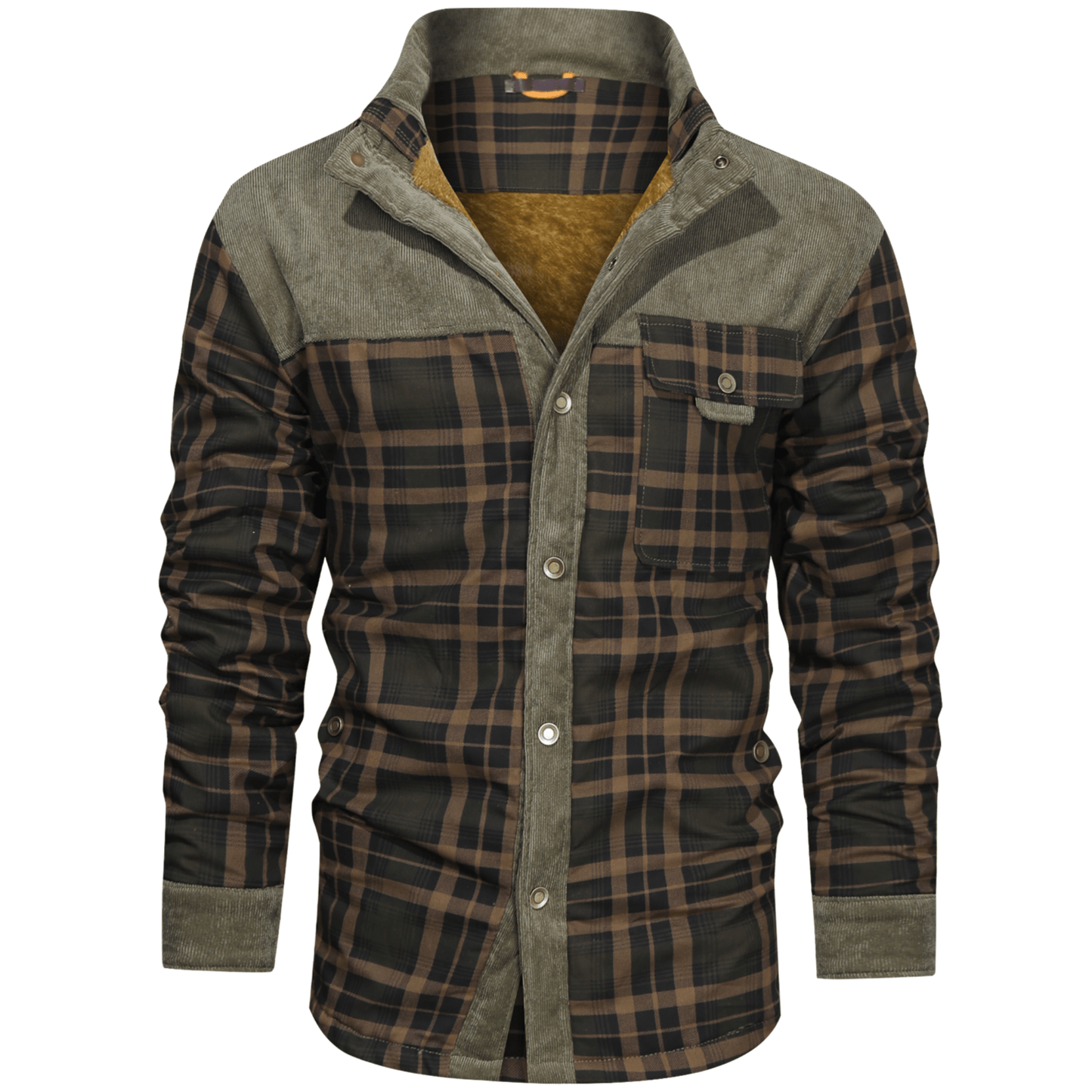 Manfred | Warm gestreifte Flanelljacke