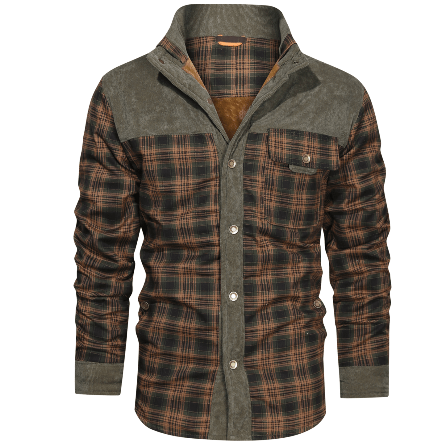 Manfred | Warm gestreifte Flanelljacke