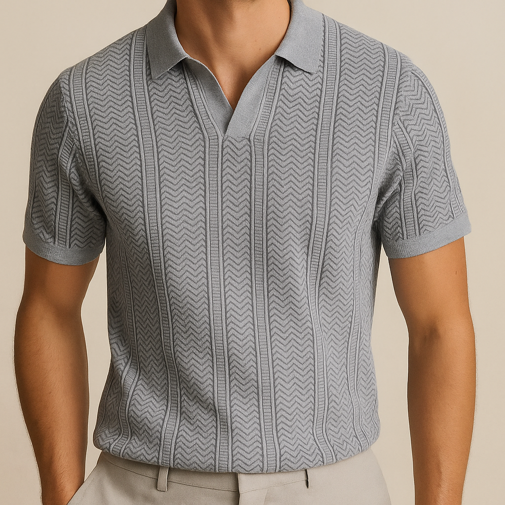 Cavallaro - Strick-Polo-Shirt