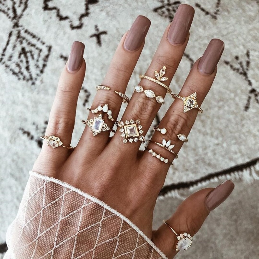 Einzigartiges Premium-Ring-Set (8–12 Ringe) – Für deinen individuellen Style 💍✨