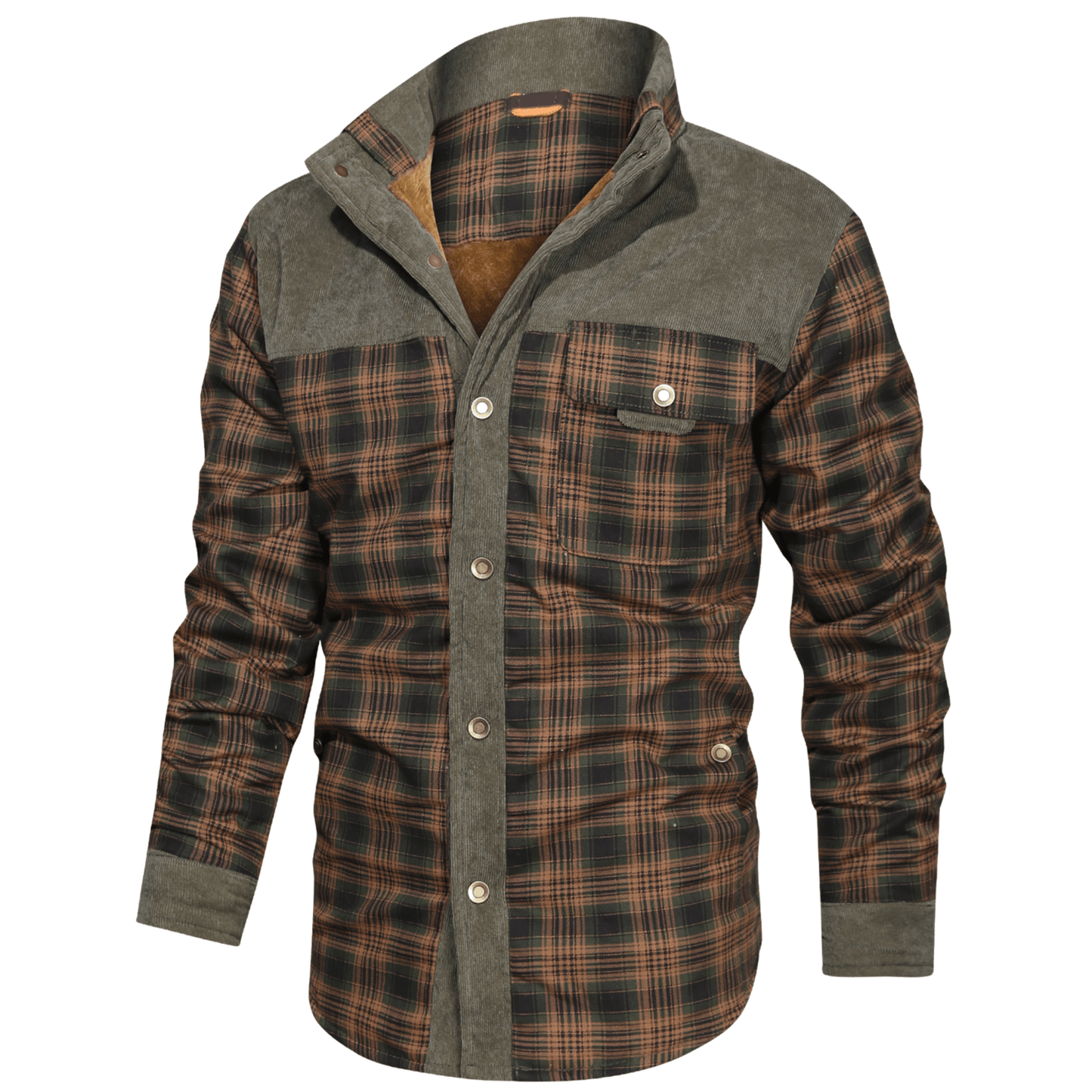 Manfred | Warm gestreifte Flanelljacke