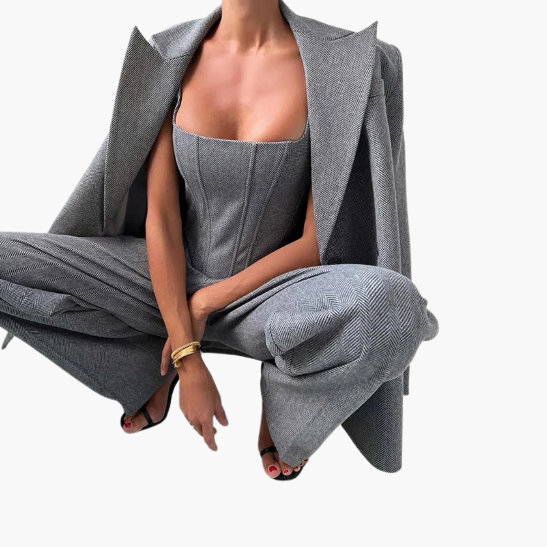 Isabella | 3-teiliger eleganter Damenanzug