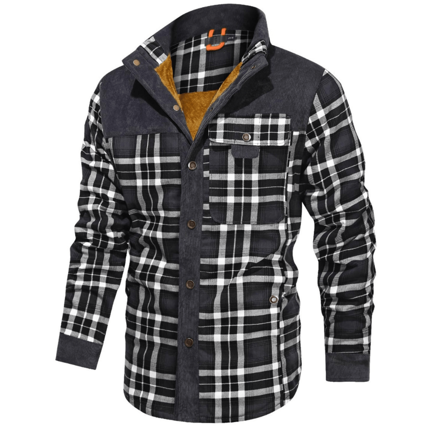 Manfred | Warm gestreifte Flanelljacke