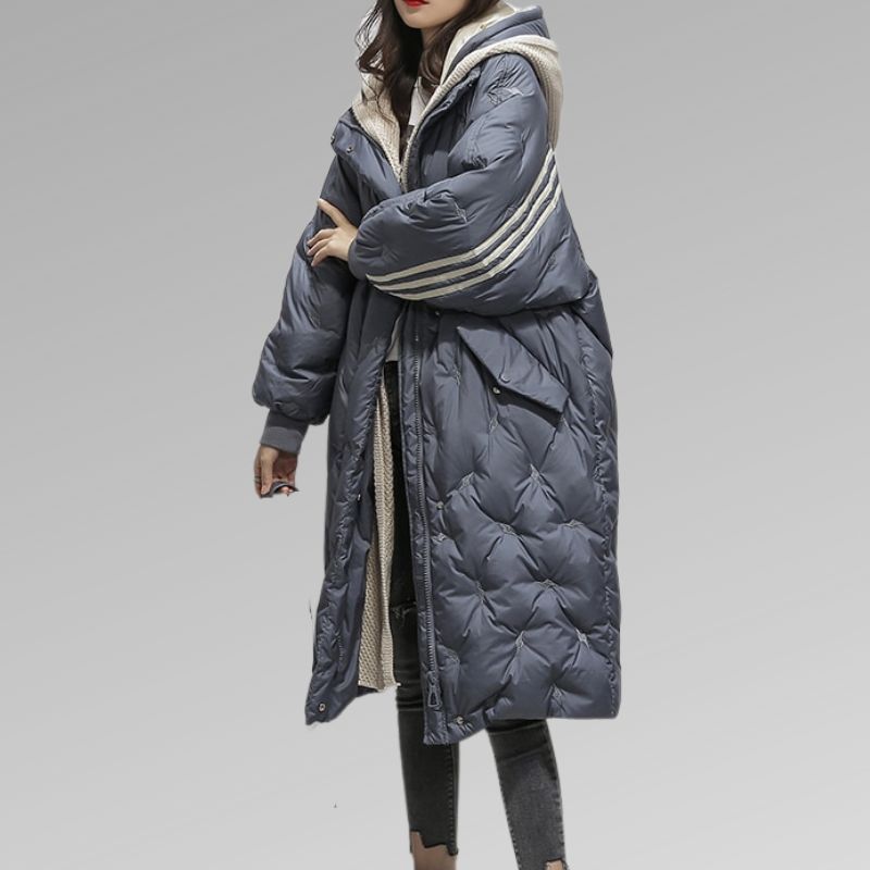 Mila | Langer Puffer-Mantel