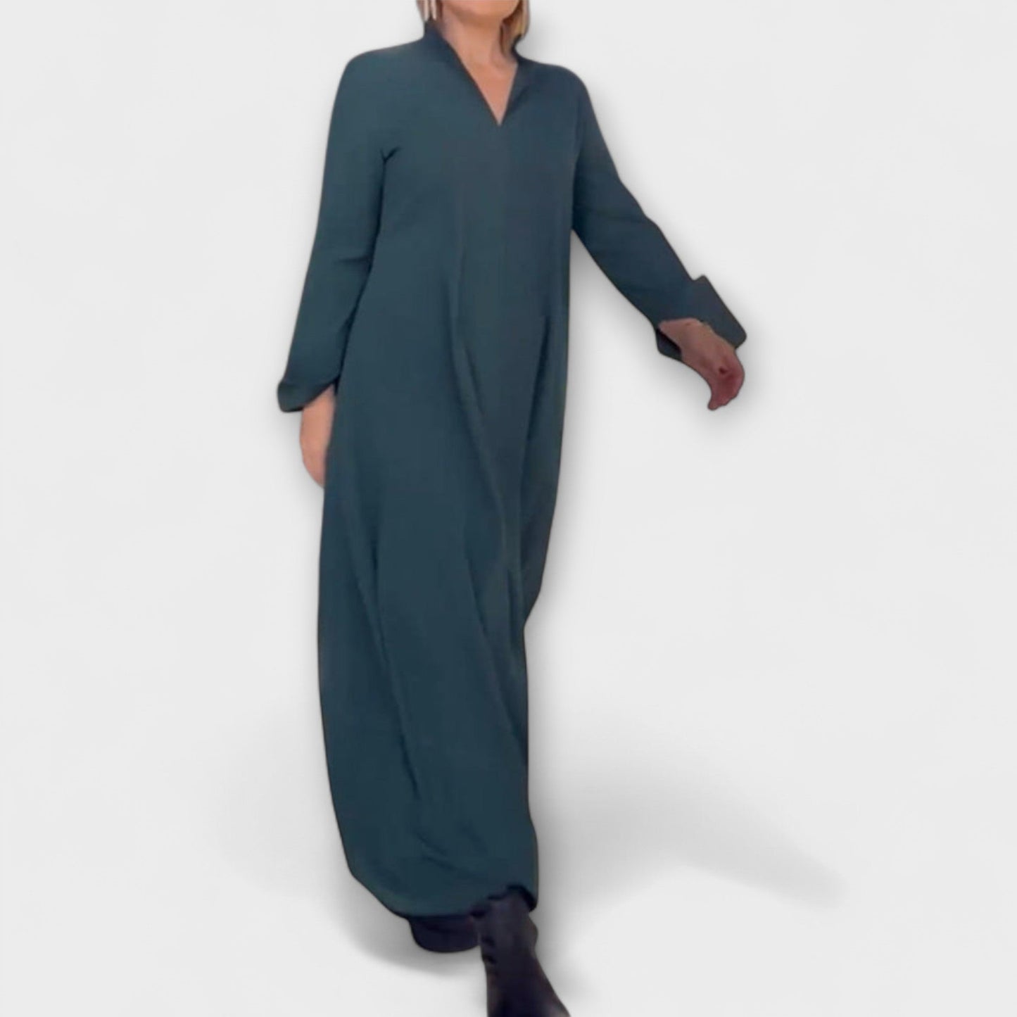 Caroline - Langes und Fließendes Kleid