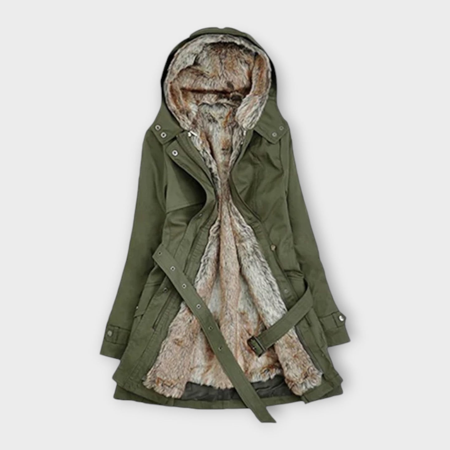 Mikash - Gemütlicher Fellgefütterter Mantel