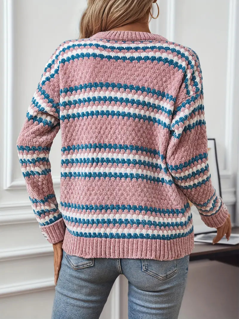 Essentielle Gestreifte Pullover mit Klassischer Passform