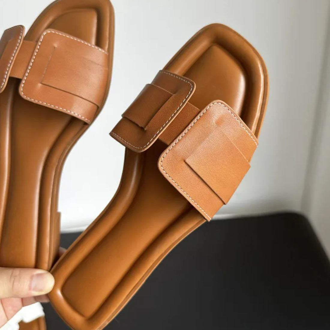 "Eleganza Mediterranea" Leder Sandalen