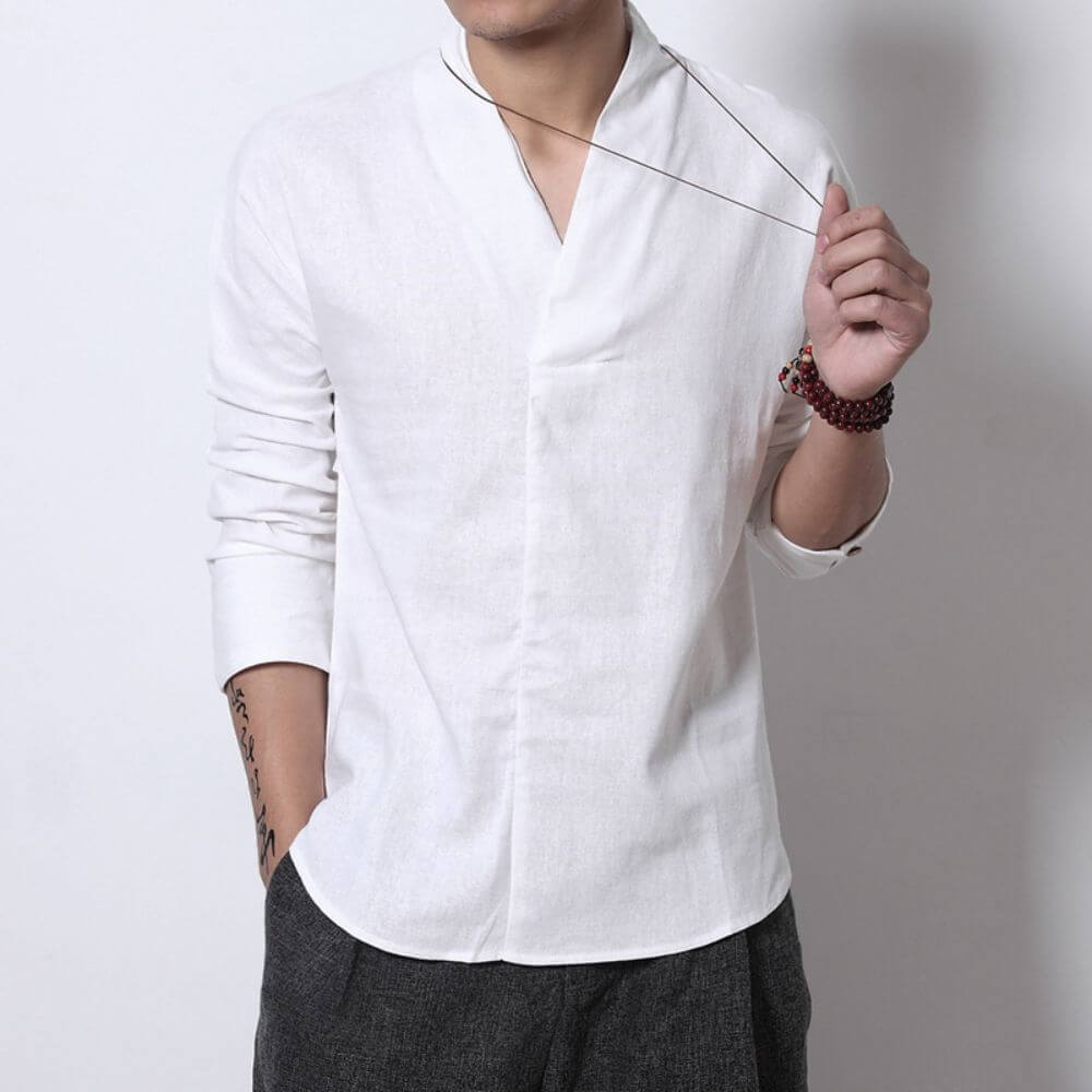 Jun™  Long-sleeved linen shirt