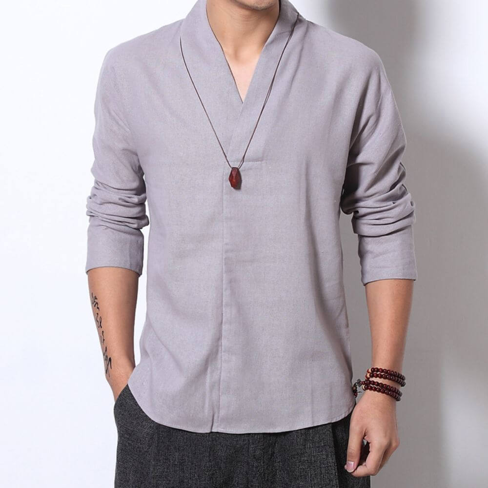 Jun™  Long-sleeved linen shirt