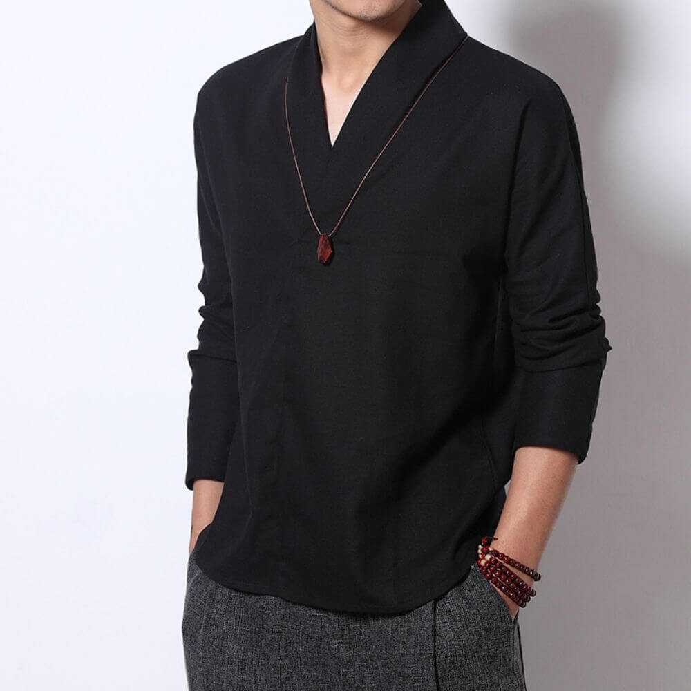 Jun™  Long-sleeved linen shirt