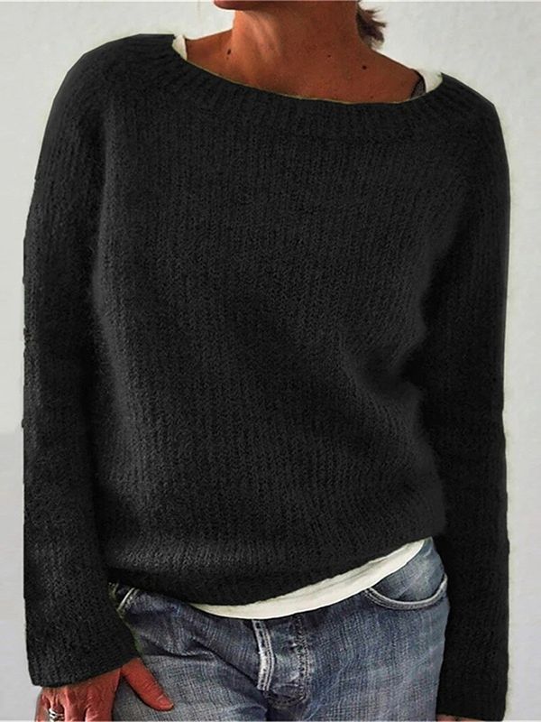 Damen Rundhals Pullover
