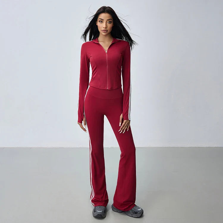 Ivy | Activewear-Oberteil mit Reißverschluss