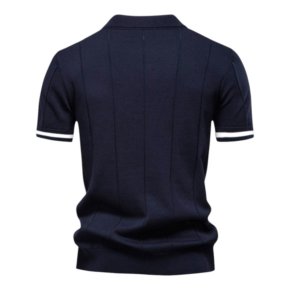 John™ | Freizeit-Polo-Shirt mit Reißverschluss im sportlichen Stil