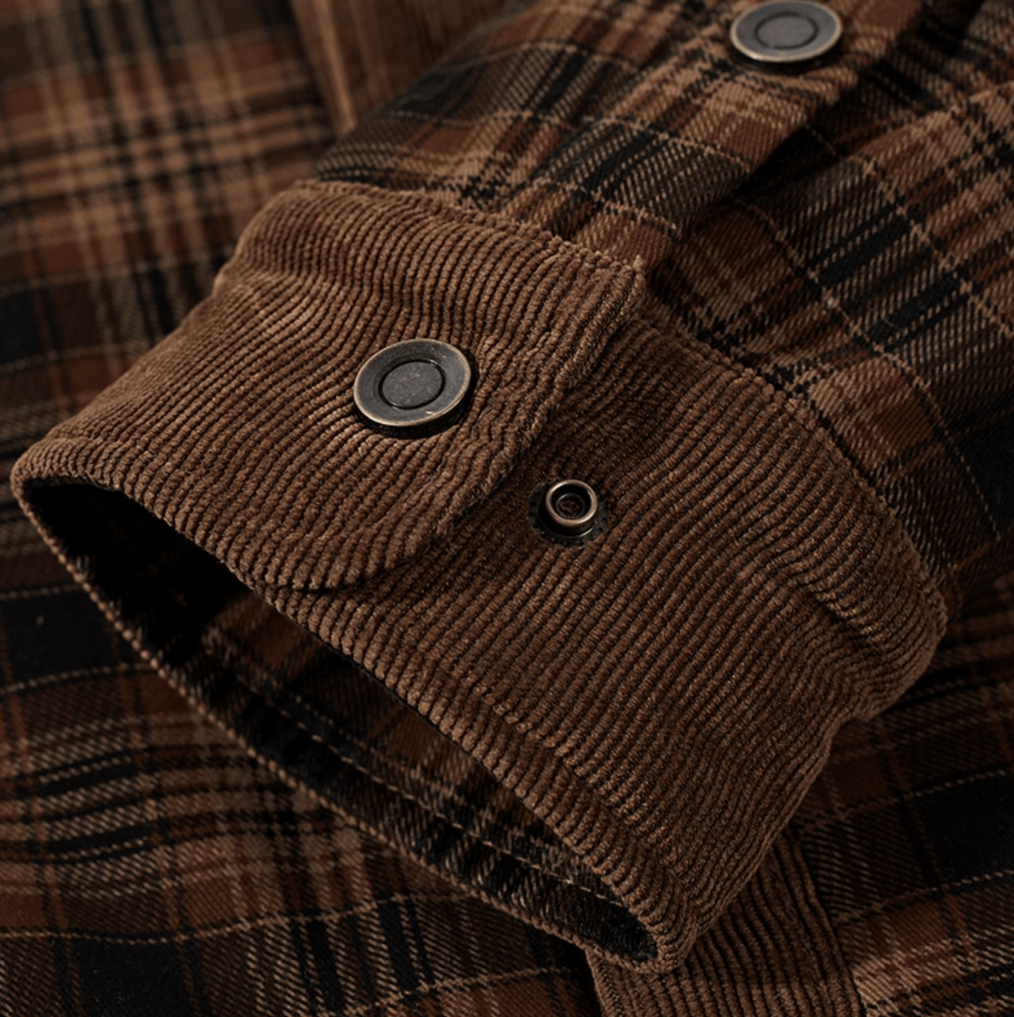 Manfred | Warm gestreifte Flanelljacke