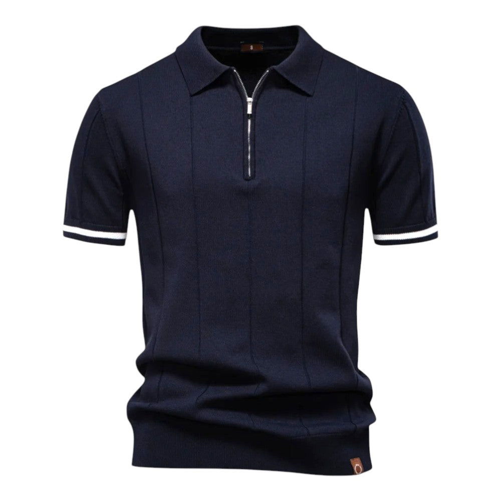John™ | Freizeit-Polo-Shirt mit Reißverschluss im sportlichen Stil