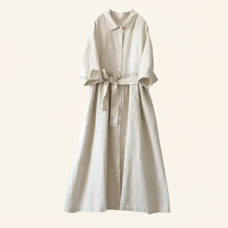 Alet – Das elegante Leinenkleid