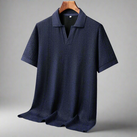 Cavallaro - Strick-Polo-Shirt