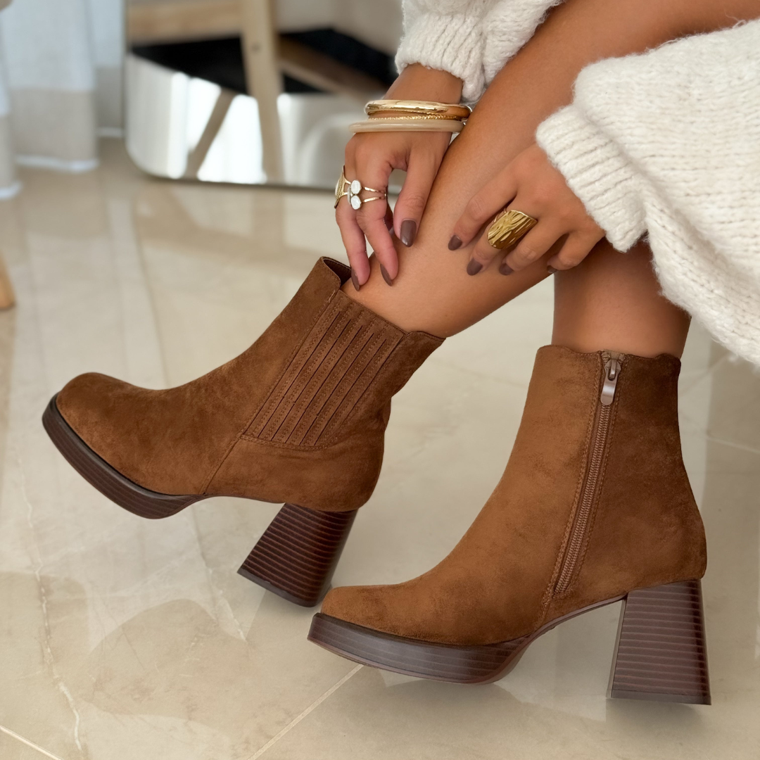 Etta | Elegante Camel-Boots