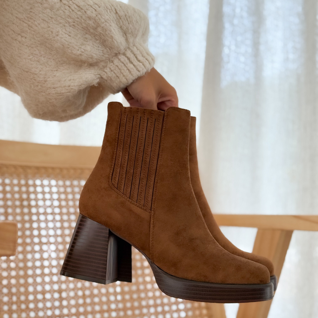 Etta | Elegante Camel-Boots