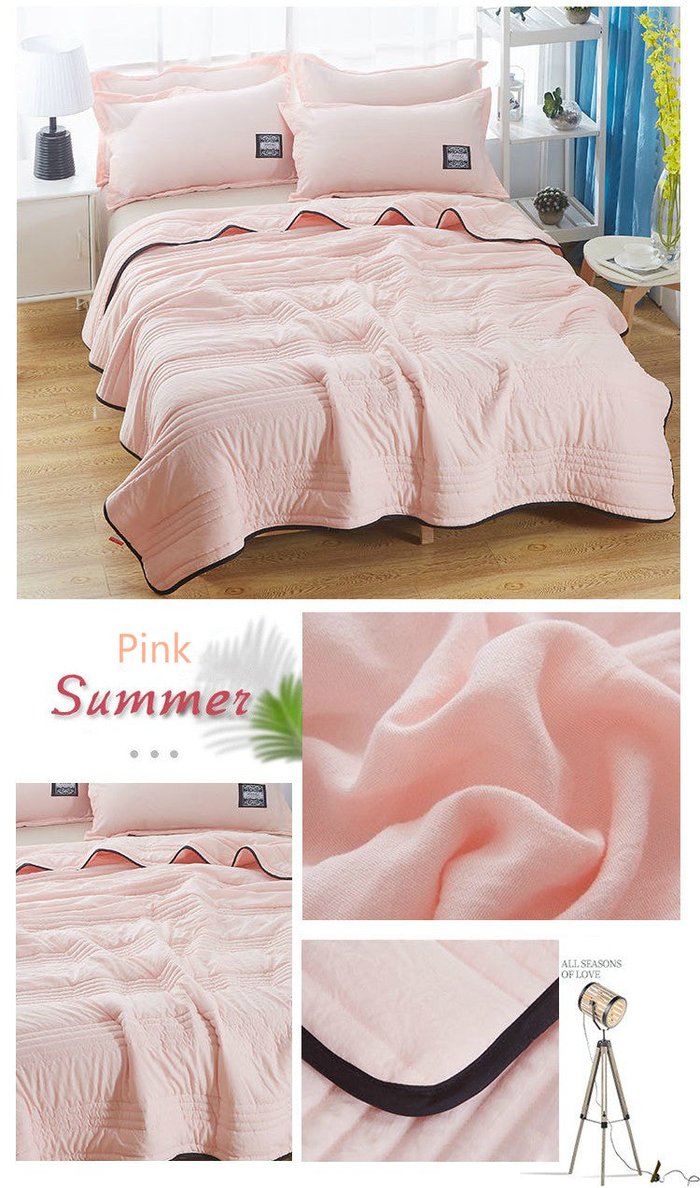 Coole Seidige Kingsize Sommerdecke