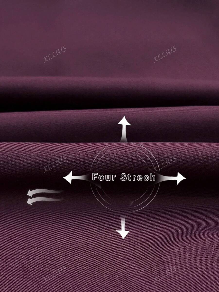 Damenhose Mode Elastisch Hohe Taille Lange Gerade Bein Hose