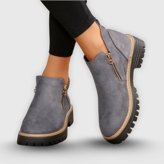 Brigitta | Stiefelette mit seitlichem Reißverschluss