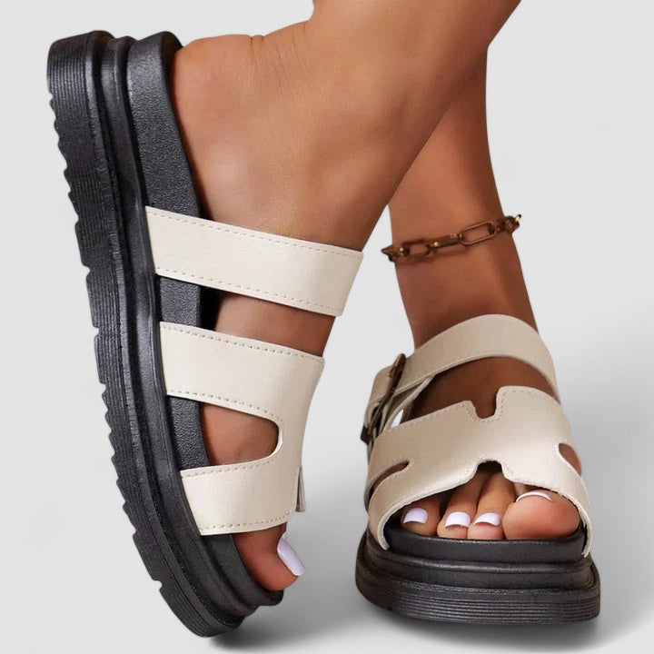 Mellanie - Orthopädische Sandalen mit elegantem Design – Luxuriöser Komfort in jedem Schritt