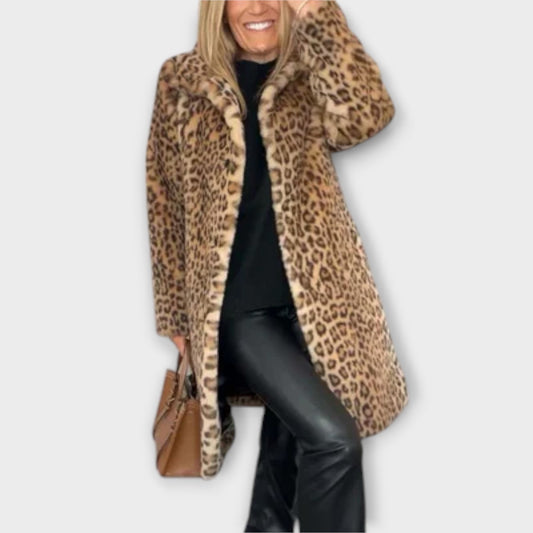 Amara - Leopard Print Coat
