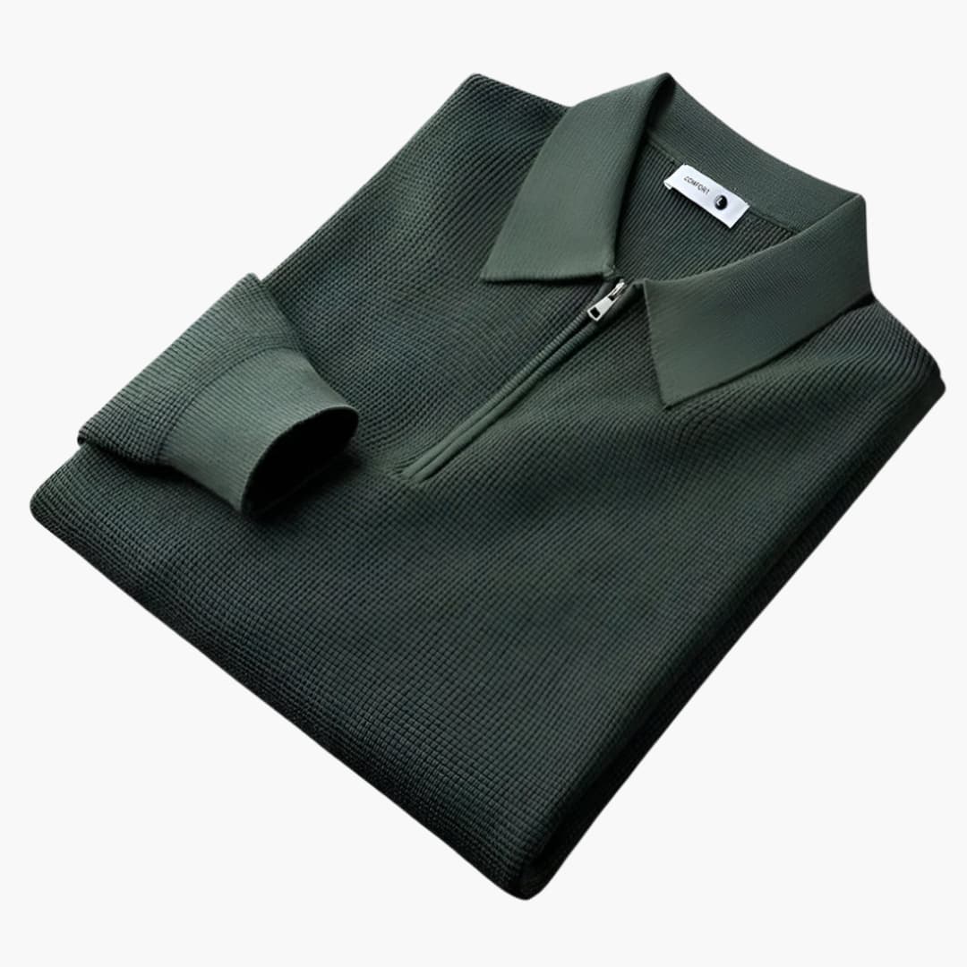 Felix | Premium Gestricktes Poloshirt