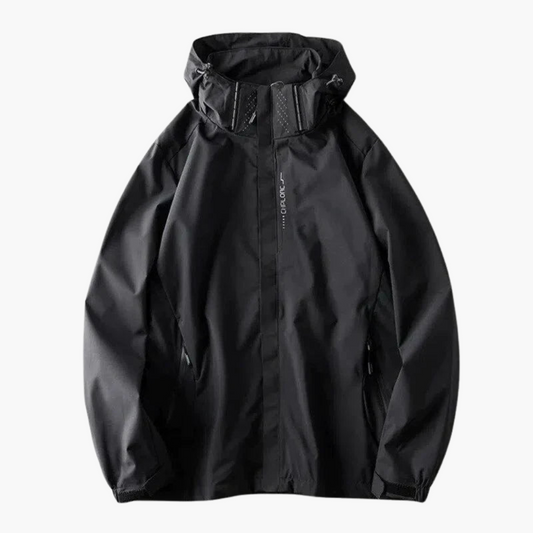 Herren Windjacke mit Kapuze und Reißverschluss