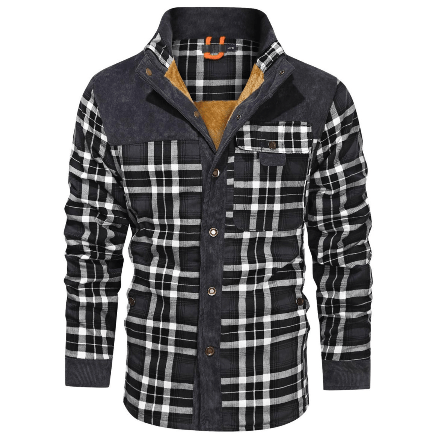 Manfred | Warm gestreifte Flanelljacke