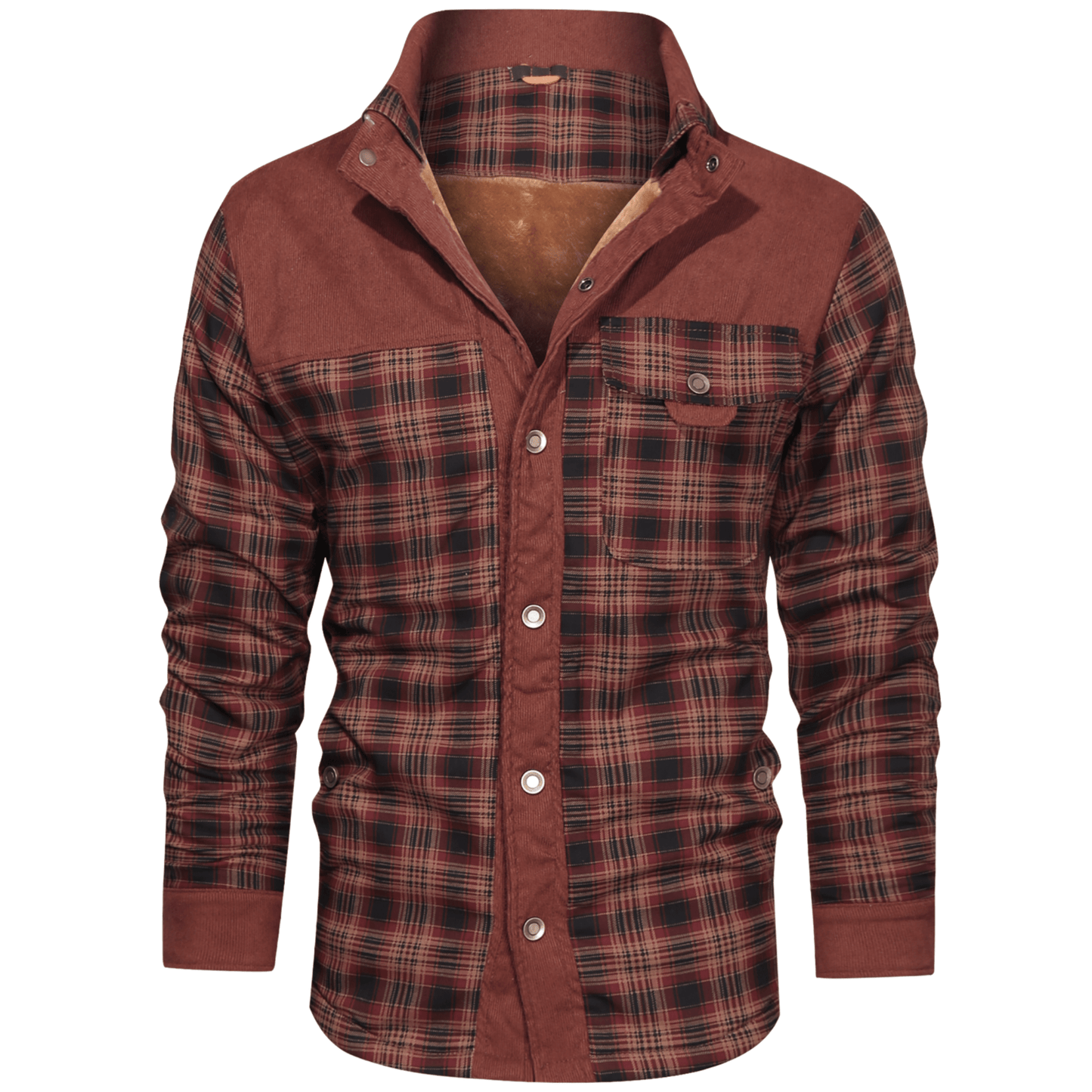 Manfred | Warm gestreifte Flanelljacke