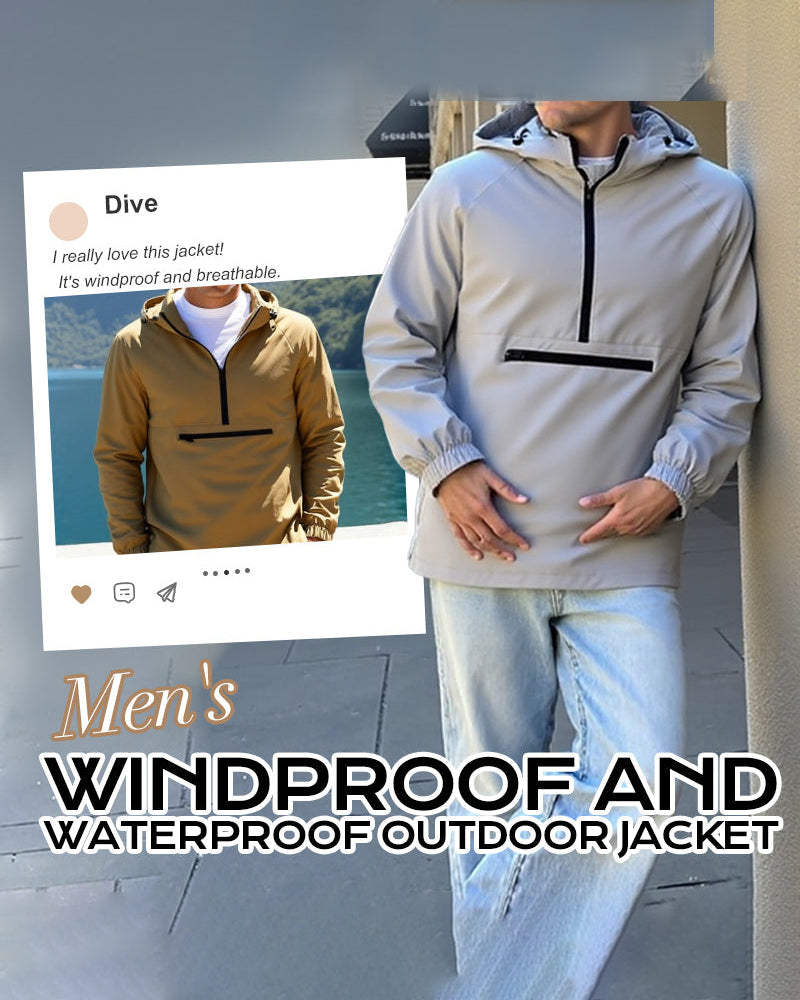 Herren Outdoor-Jacke Wind- Und Wasserdicht
