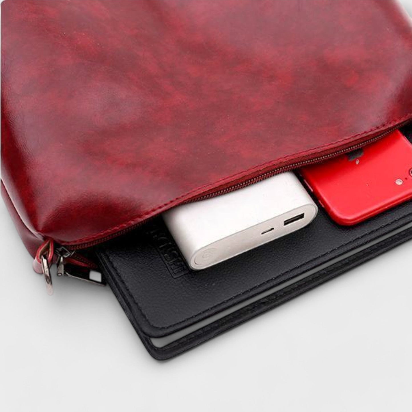 Lora. - 4-teiliges Vintage-Handtaschen-Set