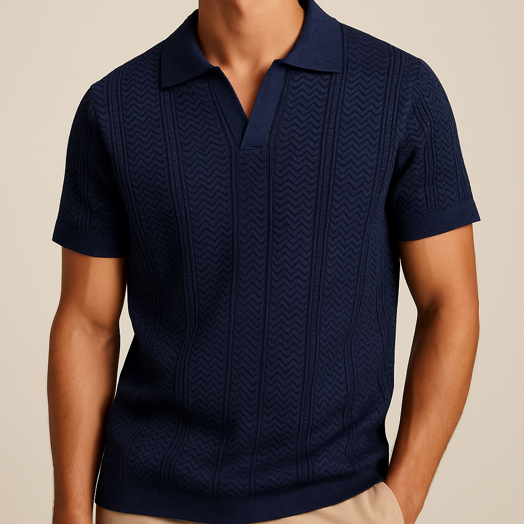 Cavallaro - Strick-Polo-Shirt