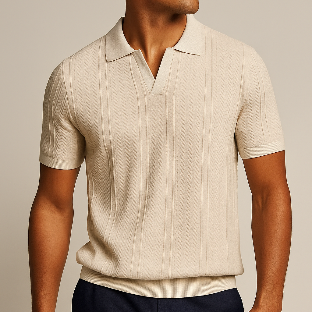 Cavallaro - Strick-Polo-Shirt