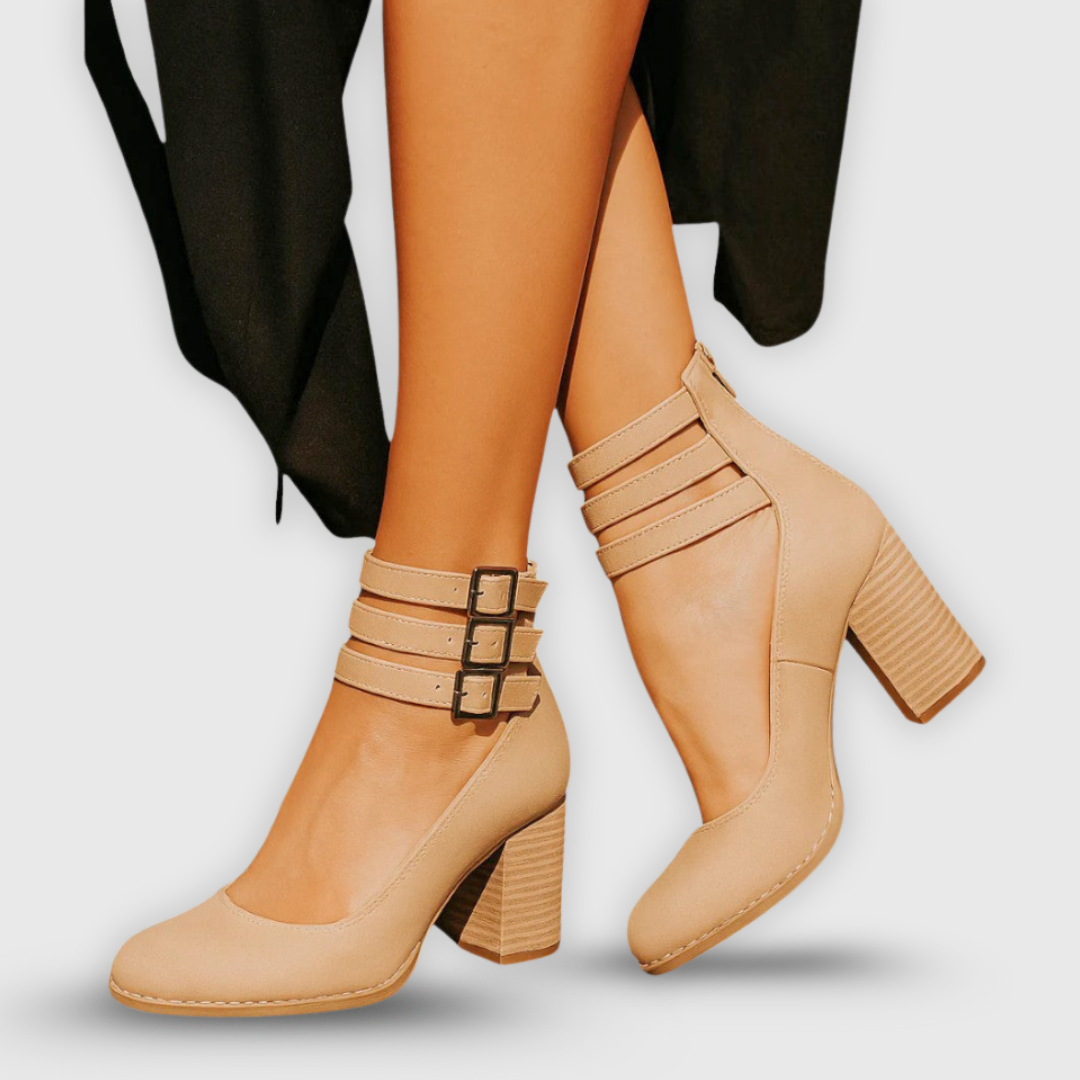 Sasha | Handgefertigte Premium-Sandale mit Absatz