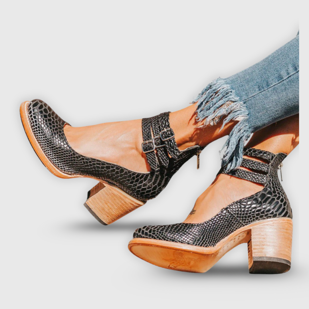 Sasha | Handgefertigte Premium-Sandale mit Absatz