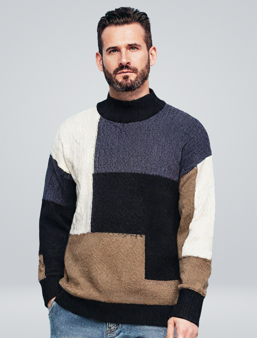 Bjørn | Grayson Patchworkpullover