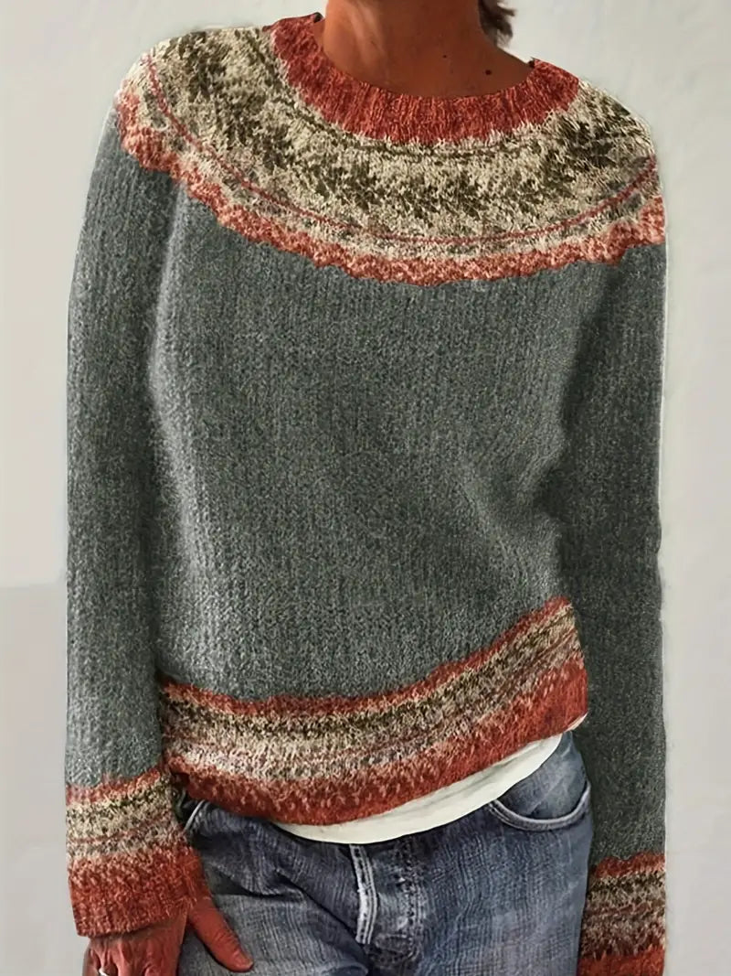 Wollpullover im Lopapeysa-Stil
