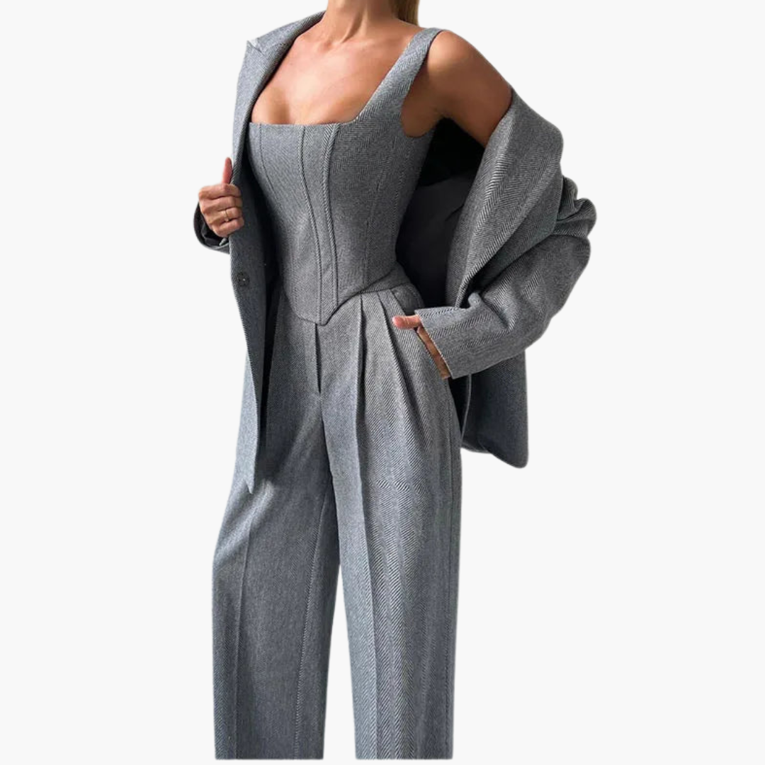 Isabella | 3-teiliger eleganter Damenanzug