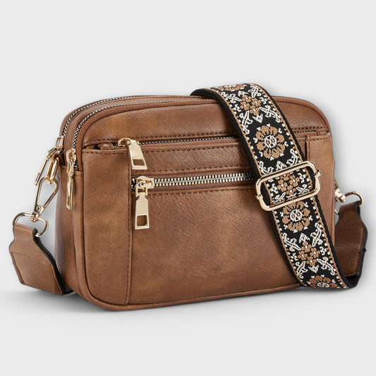 Vegane Leder Crossbody-Tasche