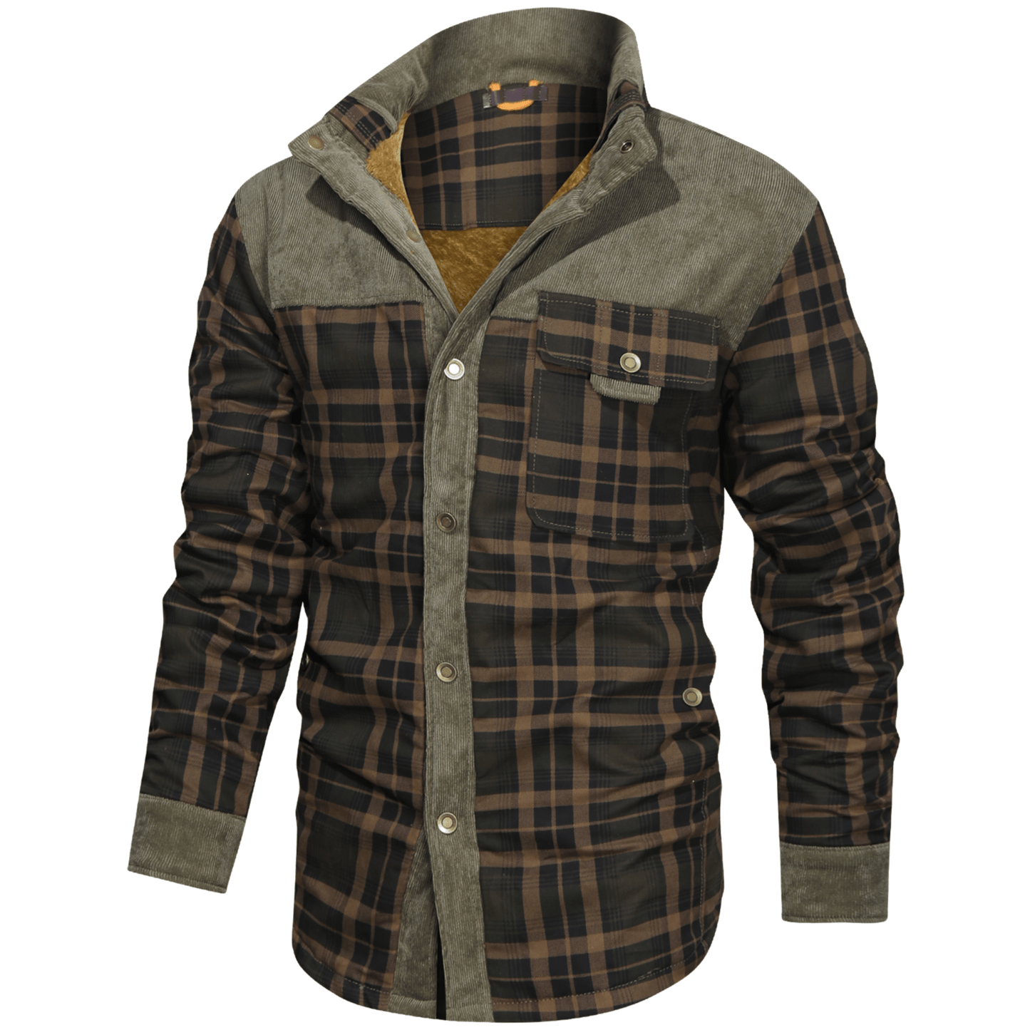 Manfred | Warm gestreifte Flanelljacke