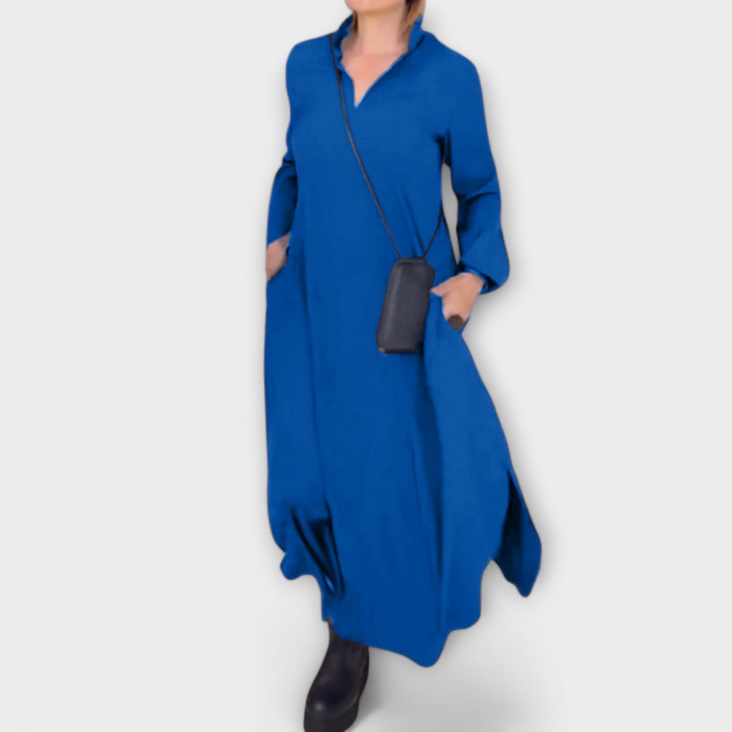 Caroline - Langes und Fließendes Kleid