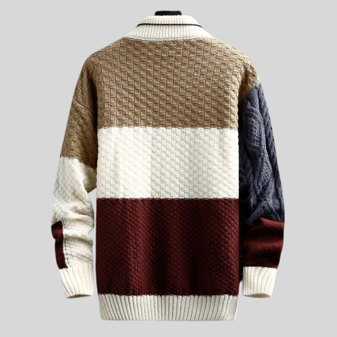 Bjørn | Grayson Patchworkpullover